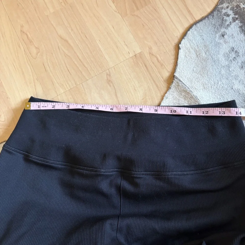 ALO Ribbed‎ High-Waist Blissful Legging black Size Large